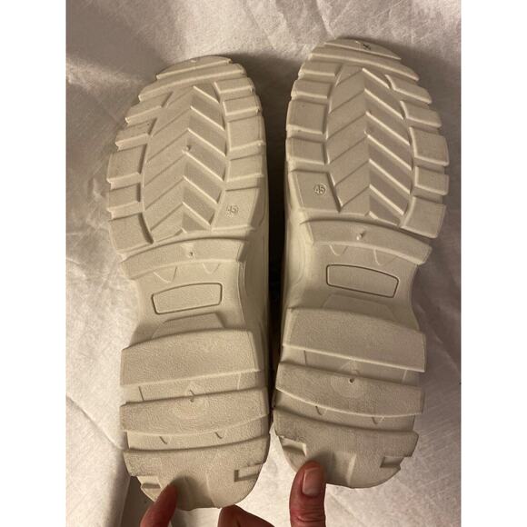 Alagzi Mens Size 12.5 Letters Patch Decor Two Tone Lace Up Sneaker NEW - Picture 7 of 8